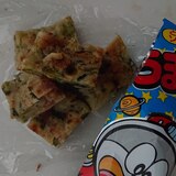 駄菓子で味付けかんたんニラのお焼き